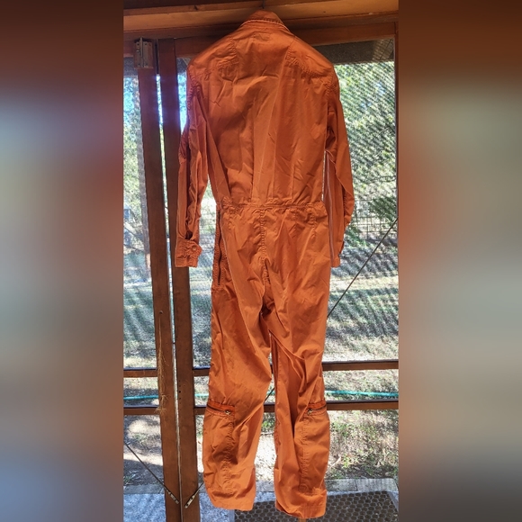 Moving Sale! Vintage orange flight suit great for Halloween - Picture 2 of 11